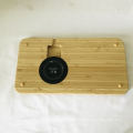 2021 trending eco friendly  wireless bamboo plate qi standard charger 5w 10w 15w